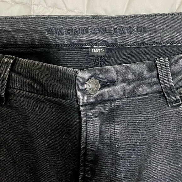 AE Stretch Super High-Waisted Ankle Straight Jean • 16 CURVY - Picture 5 of 5